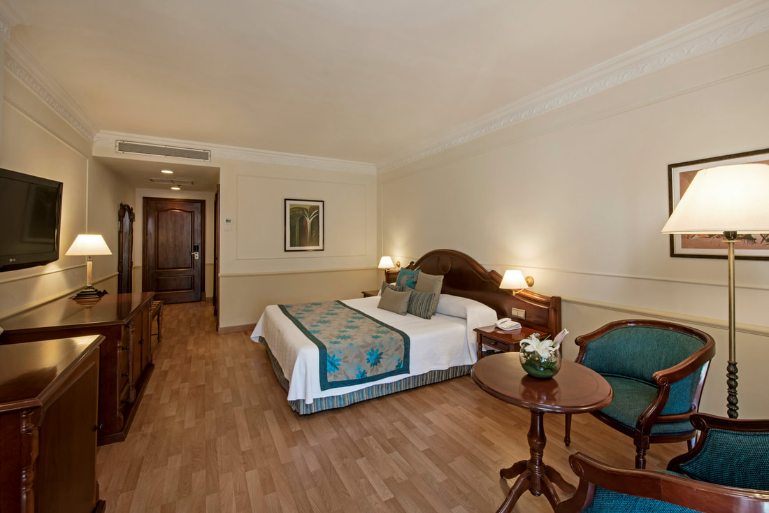 a basic double room at the Iberostar Parque Central