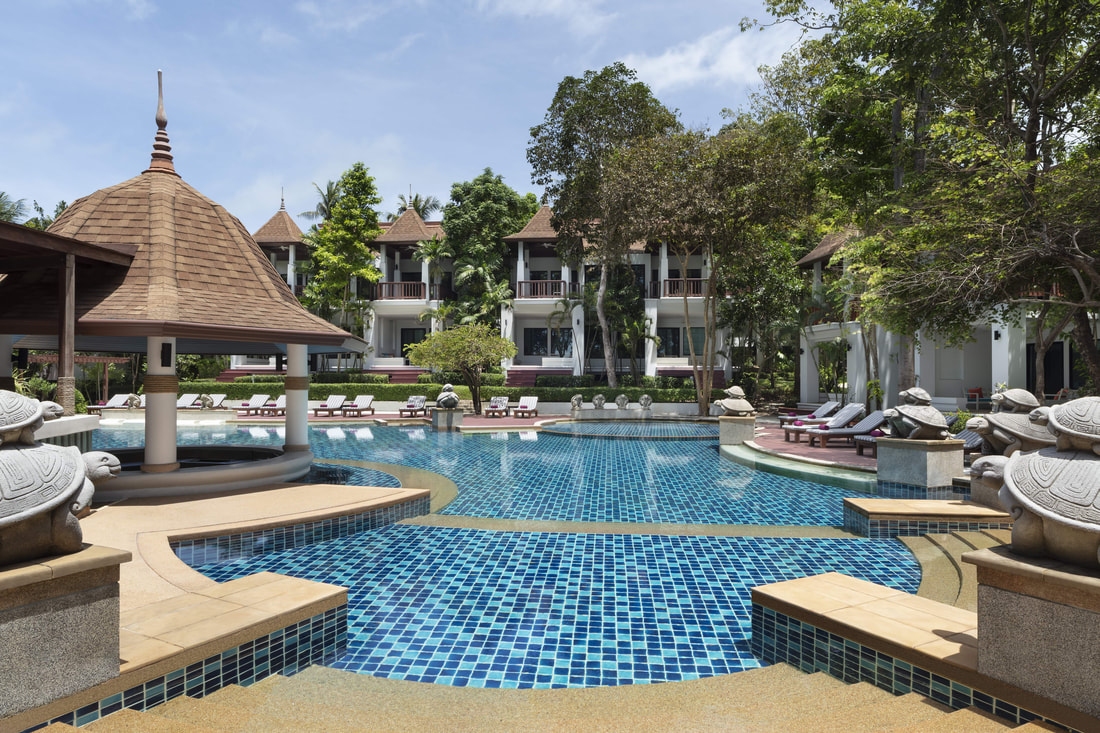 the pool area of Avani plus Koh Lanta Krabi