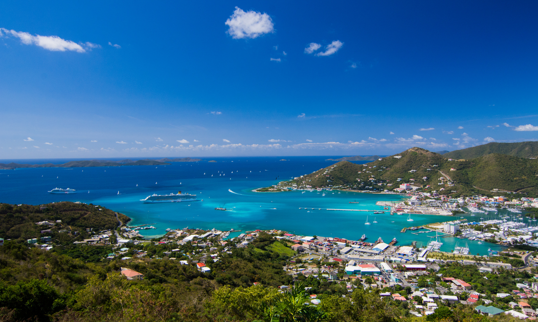 a harbour in the British Virgin Islands